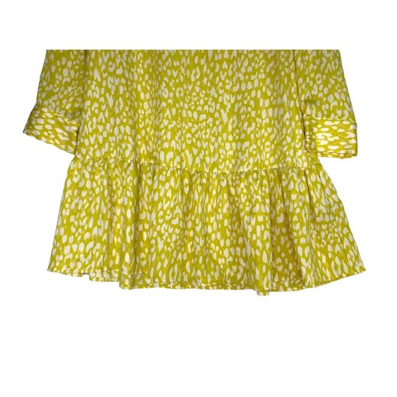 WHO WHAT WEAR CITRUS LEOPARD TIERED DRESS WOMENS Small‎ - Picture 6 of 9